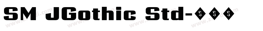 SM JGothic Std字体转换